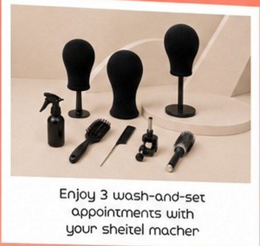 3 wash-and-set appointments